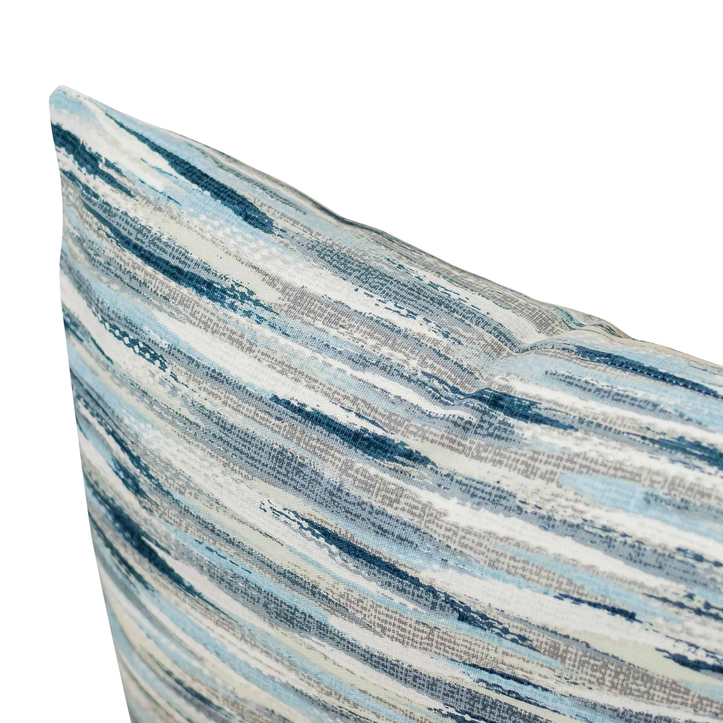 Abstract Seascape Cushion - Linen Loft