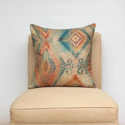 Colorado Ikat Linen Blend Cushion