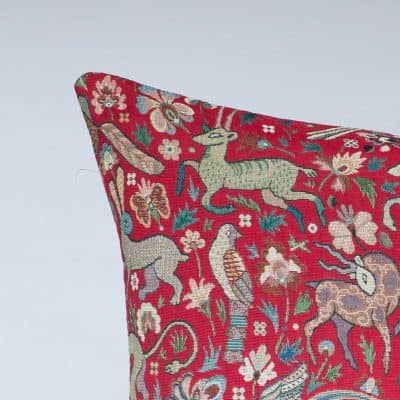 Mythical Animals XL Cushion in Red