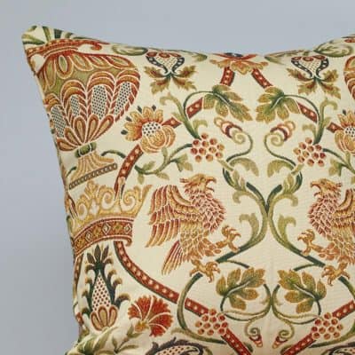 Antique Griffin Tapestry Cushion