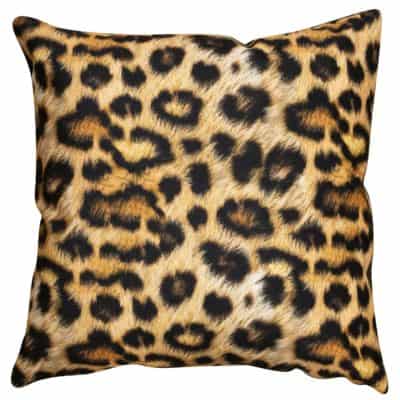 Leopard Spot Velvet Cushion