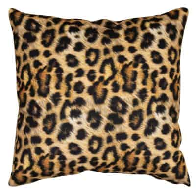 Leopard Spot Velvet Extra-Large Cushion