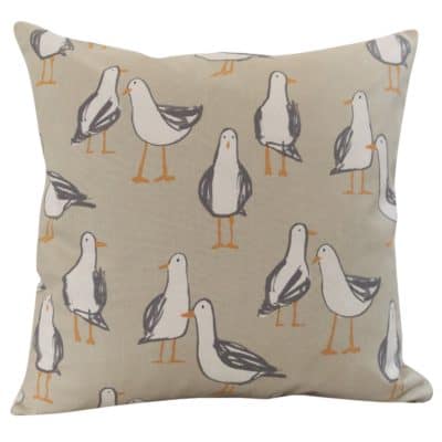 Seagull Cushion in Taupe