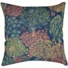Woodland Linen Look Extra-Large Cushion in Navy Blue