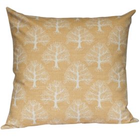 Oak Tree Extra-Large Cushion in Ochre