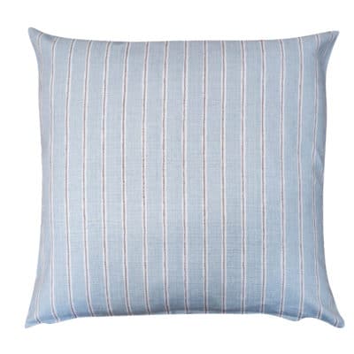 Cambridge Stripe Extra-Large Cushion in Duck Egg
