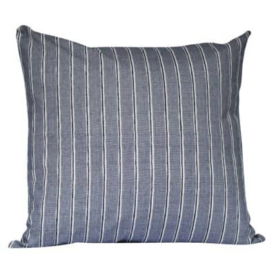 Cambridge Stripe Extra-Large Cushion in Dove Grey