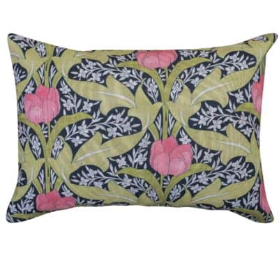 Art Nouveau Tulip Boudoir Cushion