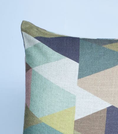 Apex Geometric Linen Cushion