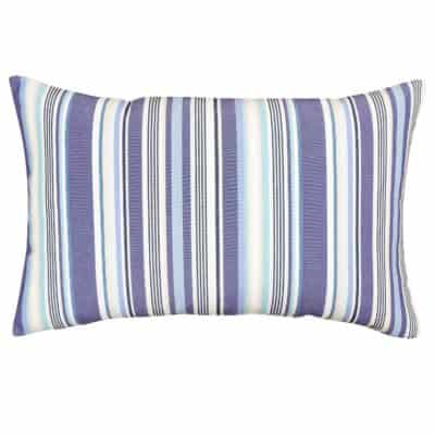 Deckchair Stripe Outdoor XL Rectangular Cushion in Marine Blue