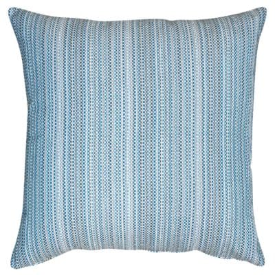 Textured Stripe Outdoor Extra-Large Cushion in Blue