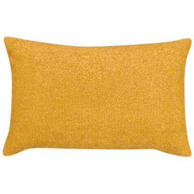 Textured Teddy Bear Boucle XL Rectangular Cushion in Honey