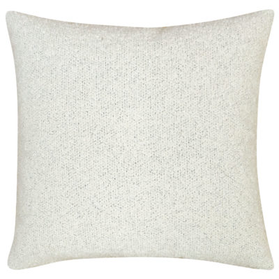 Textured Teddy Bear Boucle Extra-Large Cushion in Cream