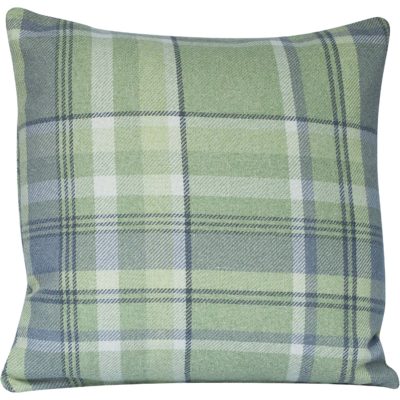 Tartan Check XL Cushion in Sage Green
