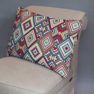 Aztec Geometric Tapestry XL Rectangular Cushion