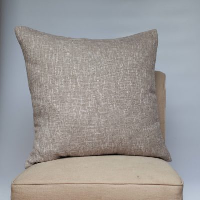 Linen Look Plain Extra-Large Cushion in Hessian