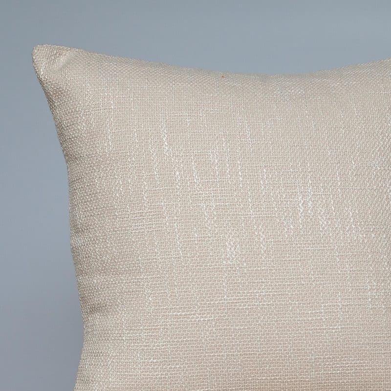 Linen Look Plain Cushion in Natural