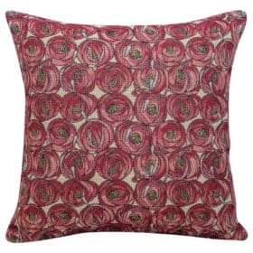 Cabbage Rose Tapestry Cushion