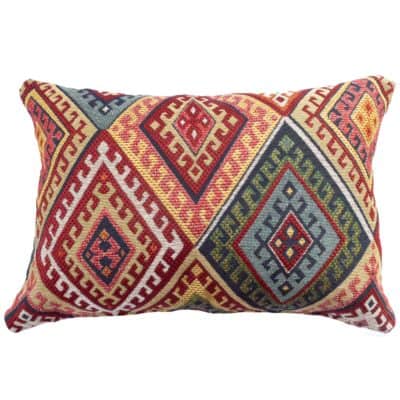 Turkish Kilim Weave Boudoir Cushion