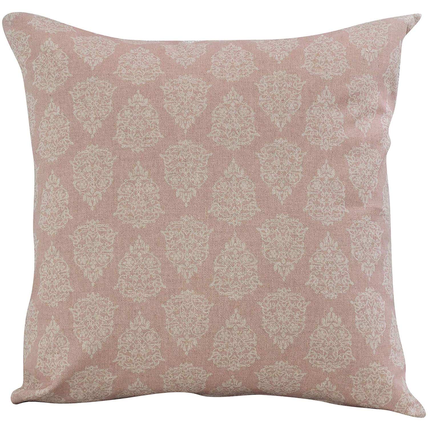 Vintage Paisley Cushion in Blush Pink - Linen Loft